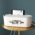 thumbnail image 4 of Cable Management Box Creative Plastic Cord Organizer Box Cable Organizer Box, 4 of 10