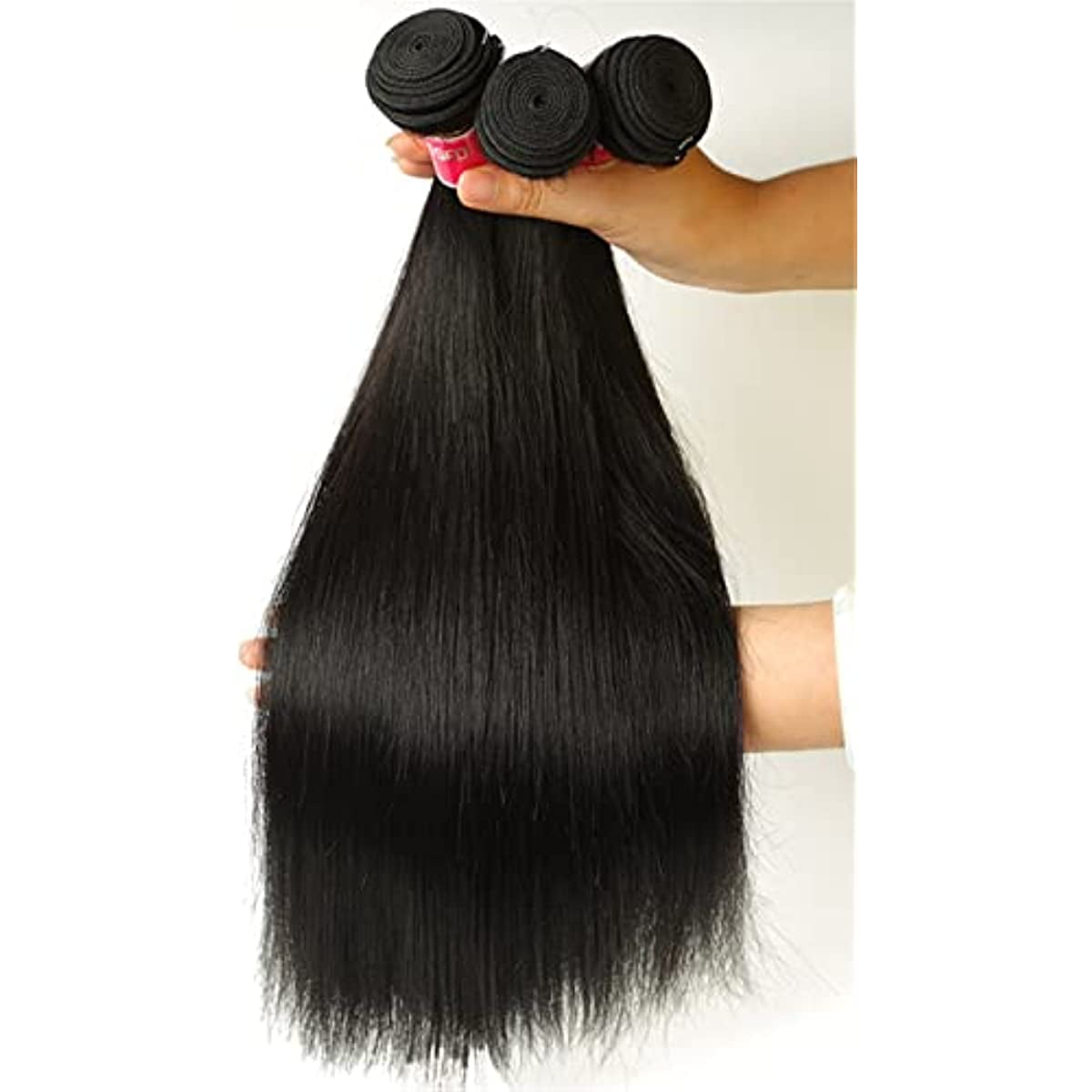Straight Hair Brazilian Silky Straight Human Hair Weave Bundles Natural Black 1/3 pcs/lot 100% Human Hair Bundles Remy Hair Extension