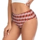 thumbnail image 2 of Fotbe Red and Brown Squares Calzones Estampados para Mujer – Ropa Interior de Algodón, Cómoda, Suave y Elástica-3X-Large, 2 of 6