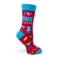 thumbnail image 2 of I Love Cocktails Novelty Crew Socks for Women, 2 of 3