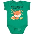thumbnail image 3 of Inktastic My Cousins Love Me Little Fox Boys or Girls Baby Bodysuit, 3 of 5