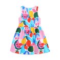 thumbnail image 2 of HWJAD Toddler Girl Summer Hawaii Watermelon Dress Sleeveless Tank Casual A-line Dresses Cool Beach Sundress, 2 of 7