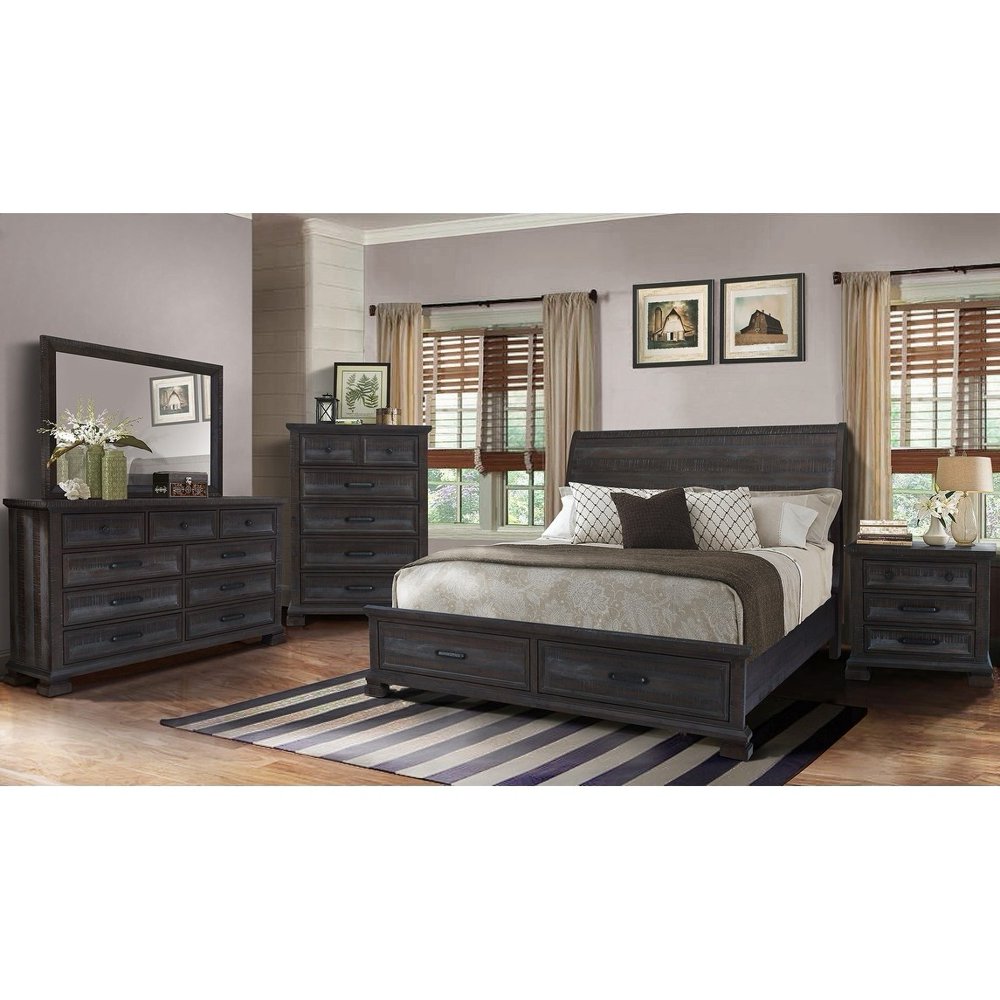 Best Master Furniture Kate 5 Pcs Bedroom Set, Queen