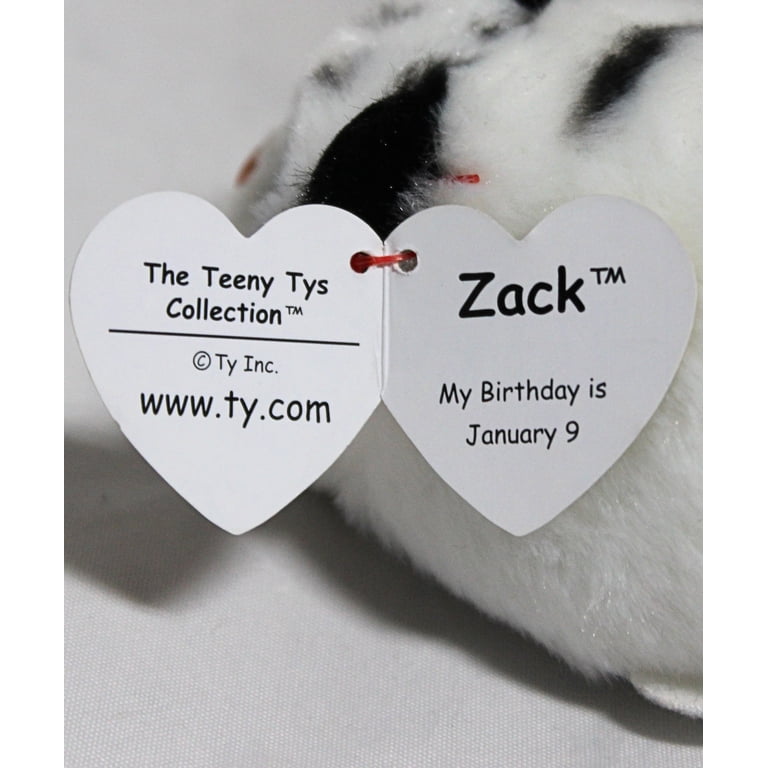 Zack White Tiger - Teeny Tys - Stuffed Animal by Ty (42209
