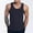 B_ Black, variant on YLSDY Workout Undershirt for Men Sleeveless Round Neck Slim Muscle Shirt Solid Color Sports Going Out Dressy Tank Top Dark Blue XXL
