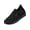 Black, variant on DLONGLI Women's Non-Slip Walking Shoes Black Breathable Mesh Work Shoes Comfortable Memory Foam Sneakers for Gym