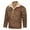 Brown, variant on Men's Big & Tall Corduroy Bomber Jackets, Fleece Lined Button Down Lapel Flannel Jacket Fall Winter Thickened Warm Trucker Jackets Coat with Pockets