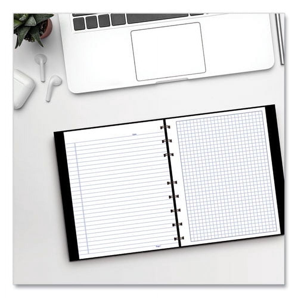 Notepro Quad Computation Notebook, Data-Lab-Record Format, Narrow Rule/quadrille Rule, Black Cover, 9.25 X 7.25, 96 Sheets | Bundle of 2 Each