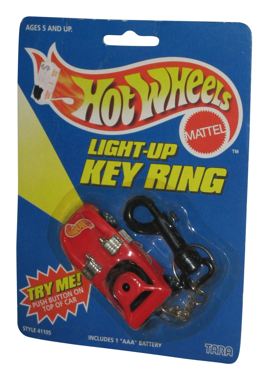 Hot Wheels Mattel Tara LightUp Key Ring Keychain
