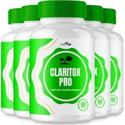 Claritox Pro for Vertigo Capsules, Claritox Pro for Vertigo Reviews, ClaritoxPro for Vertigo Support Supplement, Maximum Strength Nootropic Dietary Formula Pills (5 Pack)