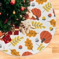 thumbnail image 2 of Falda para árbol de Navidad, diseño de Dussdil, otoño-otoño, 120 cm, con calabazas, 2 of 6