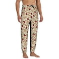 thumbnail image 4 of Kdxio Valentine'S Day Rose Pattern Joggers,Sweatpants for Men with Pockets-Large, 4 of 5