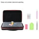 thumbnail image 1 of Bolsa de botella EVA 80 Caja de almacenamiento de botellas Estuche portátil para herramientas de pintura de diamantes de imitación de punto de cruz, rojo Inevent HA004221-07, 1 of 2