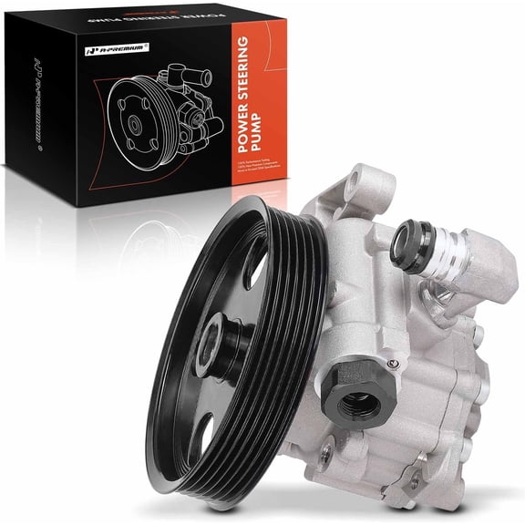 A-Premium Power Steering Pump, with Pulley, Compatible with Mercedes-Benz C230 2006, C280 2006, C350 2006, CLK350 2006, SLK280 2006-2007, SLK350 2006-2007, 2.5L 3.0L 3.5L, Replace # 21-5491 0044667801