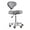 Grey, variant on Dir Adjustable All Purpose Roller Stool with Backrest - Medical, Salon & Spa Stool,  Style