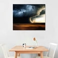 thumbnail image 2 of Nawypu Tornado Poster Canvas Print Painting Picture Wall Art Bedroom Living Room Decor, 2 of 4