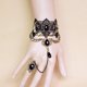 thumbnail image 2 of de Encaje Steampunk Punk, Conjunto de de Anillo de Piedras Preciosas Boda Fiesta de Graduación Mano Mujer Accesorios de Disfraz, 2 of 9