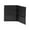 Black, variant on 3-Hole Double Pocket Folder, 11.8" x 9.8" Polypropylene Document Organizer, Durable Office Binder with Metal Rings, Waterproof File Folders, Colorful School Supplies for Letter Size Paper