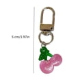 thumbnail image 5 of LICEWO Elegant Cherries Keychain Accessory Unique Keyring Simulated Fruit Key Chain Phone Charm Pendant for Fashion Enthusiasts, 5 of 17