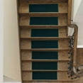 thumbnail image 2 of Ambiant Pet Friendly Solid Color Area Rugs Forest Green - 8" x 24" Stair Treads (Set Of 13), 2 of 2