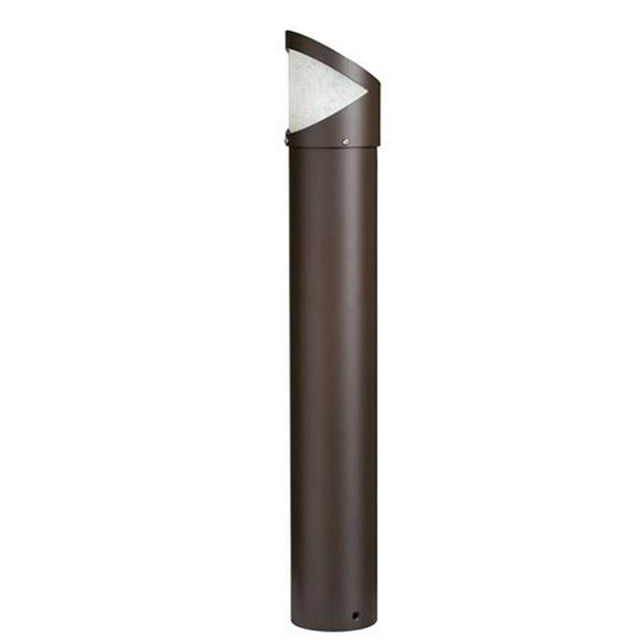 Kichler Lighting 16132AZT28 Contemporary Side Throw 2800K LED Bollard, Textured Architectural Bronze