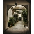 thumbnail image 2 of White, Milla 26x32 Black Ornate Wood Framed with Double Matting Museum Art Print Titled - Through the Arches, 2 of 4