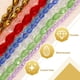 thumbnail image 3 of Uxcell 328 PCS Cuentas de Cristal en Forma de Gota, Cristal AB Facetado de 3x5mm para Collar, Pulsera, Aretes, Suministros de Manualidades de Joyería DIY, Gris Claro, 3 of 7
