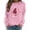 Z4-Pink-lightweight fleece sweatshirts, variant on Frostluinai Women Breast Cancer Awareness Sweatshirts Pattern Graphic Pullover Round Neck Long Sleeve Fall Clothes Pullover S-XXL