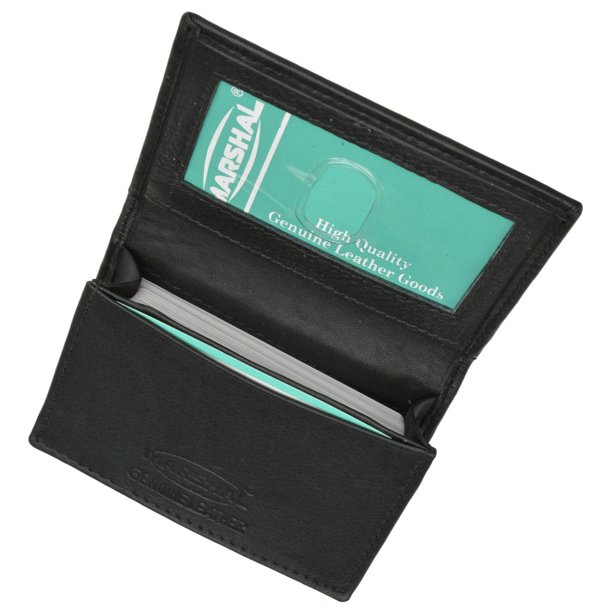 PCF1970 Premium Genuine Leather Expandable Credit Card Id Business Card