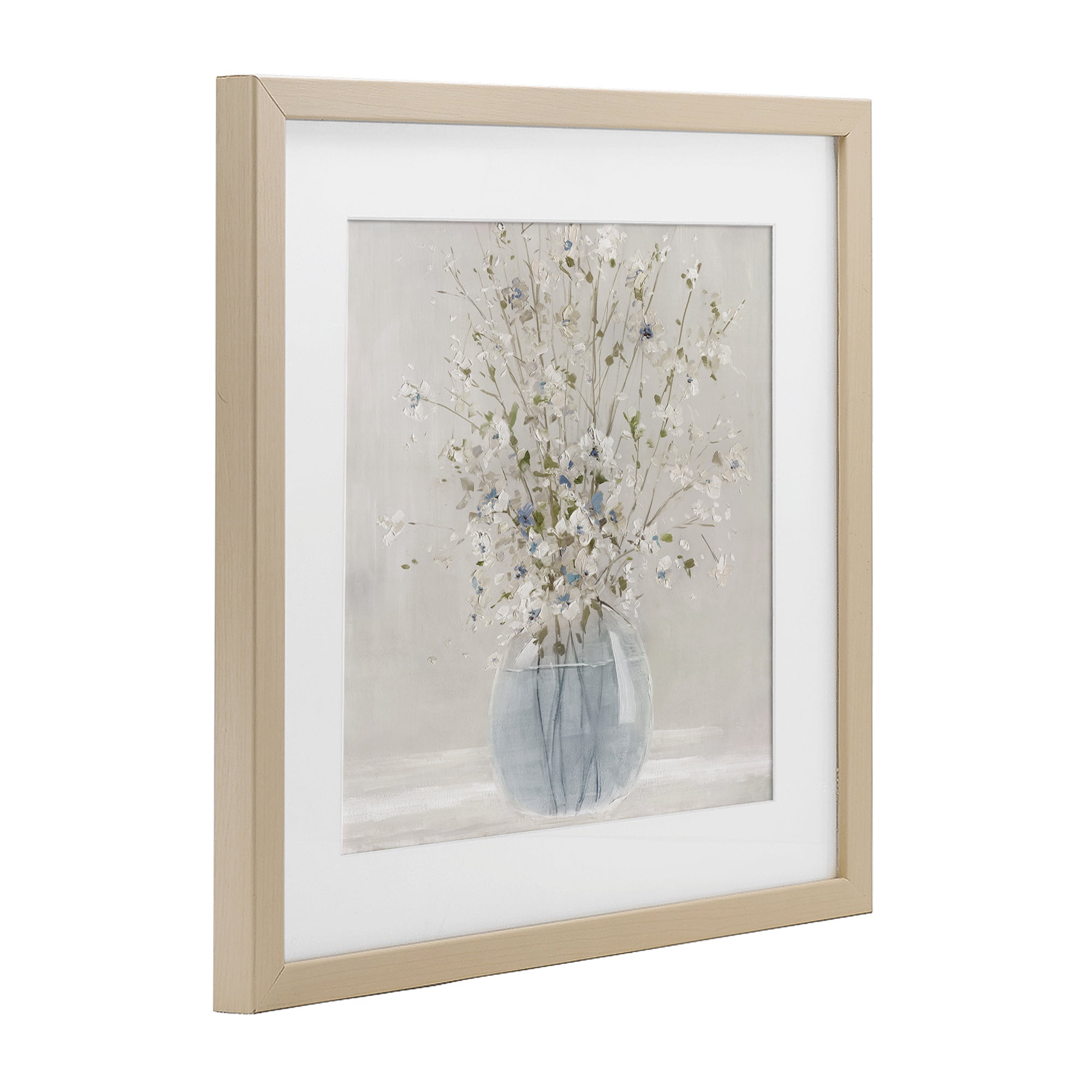 Stupell Industries Serene Glass Vase Bouquet Birch Framed Print Under Glass, design by Carol Robinson