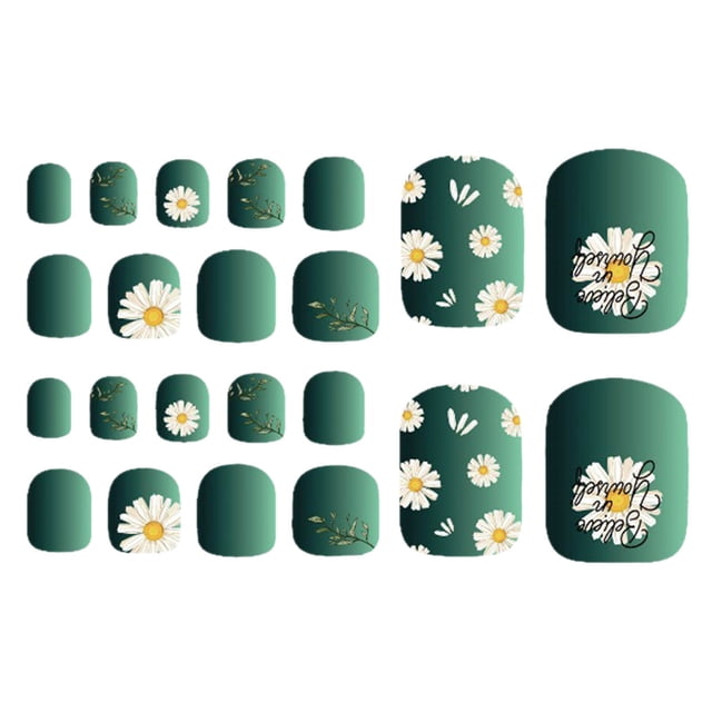 Heliisoer New Foot Stickers Summer Cool Fashion Stickers Hawaiian Pattern Nail Stickers