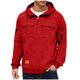 thumbnail image 2 of pstuiky camisa de manga larga para hombre, Sudadera con capucha, cremallera de un cuarto y múltiples bolsillos de manga larga de color liso para hombre tops de invierno para hombre l, 2 of 4