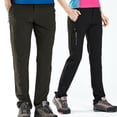 thumbnail image 3 of Pantalones de secado rápido para exteriores, pantalones de senderismo finos de verano para hombres, pantalones de carga impermeables para mujeres, pantalones casuales deportivos, pantalones de, 3 of 5