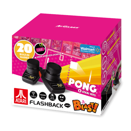 Atari Flashback Blast! Vol. 3, Pong, Retro Gaming, Pink, 857847003868