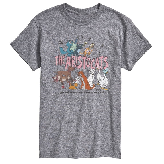 The Aristocats - Aristocats Group - Men's Short Sleeve Graphic T-Shirt