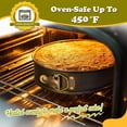 thumbnail image 5 of Springform Pan Set of 3 Non-stick Cheesecake Pan, Leakproof Round Cake Pan Set Includes 3 Pieces 6" 8" 10" Springform Pans, 5 of 7