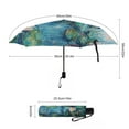 thumbnail image 2 of Shadudu Fun Creative Art Printed Triple Fold Automatic Umbrella for Rain and Sun with Windproof Design and Nano-Coating Technology, 2 of 6