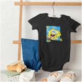 thumbnail image 4 of Retro SpongeBob SquarePants Cartoon Romper Boys or Girls Infant Baby Brisco Brands 12M, 4 of 6
