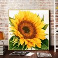 thumbnail image 4 of Kit de pintura de diamante 5D bricolaje girasol taladro redondo completo decoración de pared arte de diamantes de imitación FLhrweasw Nuevo, 4 of 9