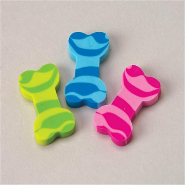Dog Bone Erasers, 36pk