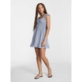 thumbnail image 2 of No Boundaries Empire Waist Dress with Cap Sleeves, Women's XXS-XXL, 2 of 5