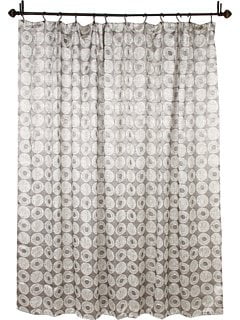 Avanti Linens Galaxy Shower Curtain, Silver