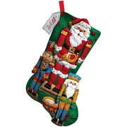 Nutcracker Trio Stocking Felt Applique Kit