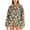 Yellow, variant on FYEGRE Women's Fall Cute Floral Faux Fur Pullover Fleece Sweatshirt Y2k Casual Zip Up Winter Sherpa Jacket GN2 L