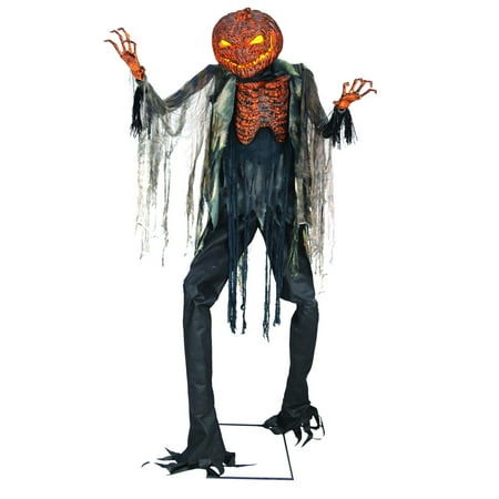 7ft. Scorched Scarecrow Animated NO FOG MACHINE Halloween Decoration
