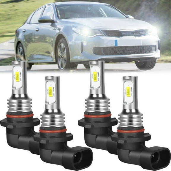 For Kia Optima 2016 2017-2019 Front LED Headlight Bulbs 9005 9006 High/Low Beam