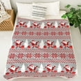 thumbnail image 5 of Nkmbld Christmas Fleece Throw Blanket Christmas Decoration Blanket Lightweight and Warm Flannel Wool Blanket for Sofa, Couch, Chairs and Bed, 5 of 8