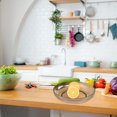 thumbnail image 4 of TIELUTT Three Color Fruit Plate for Home Use Hanger Bar No Wire Decorative Pottery Bowl Wire Storage Kitchen Kitchen Table Centerpiece Bowl, 4 of 7