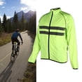 thumbnail image 4 of Reflective Jacket, Breathable Cycling Coat with Pockets Polyester Long Sleeves Jacket  Safety Jacket for Outdoor Activities, 4 of 7