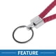 thumbnail image 3 of Llavero de Coche Único Bargains Llavero Universal con Anillo para Llaves de Fob para Casa Aleación de Zinc Tono Plateado Rosa Rojo 2 Pcs, 3 of 6